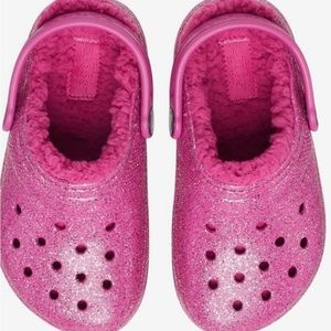 Crocs Classic Lined Glitter Girls' Clogs